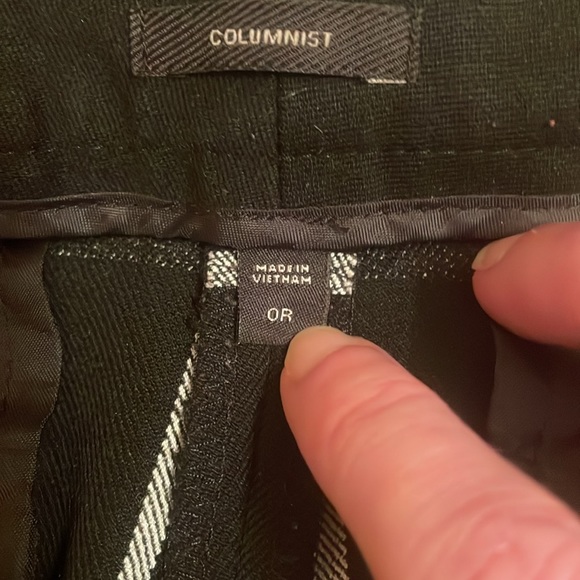 Window Pane Ankle Length Dress Pants - Picture 2 of 4